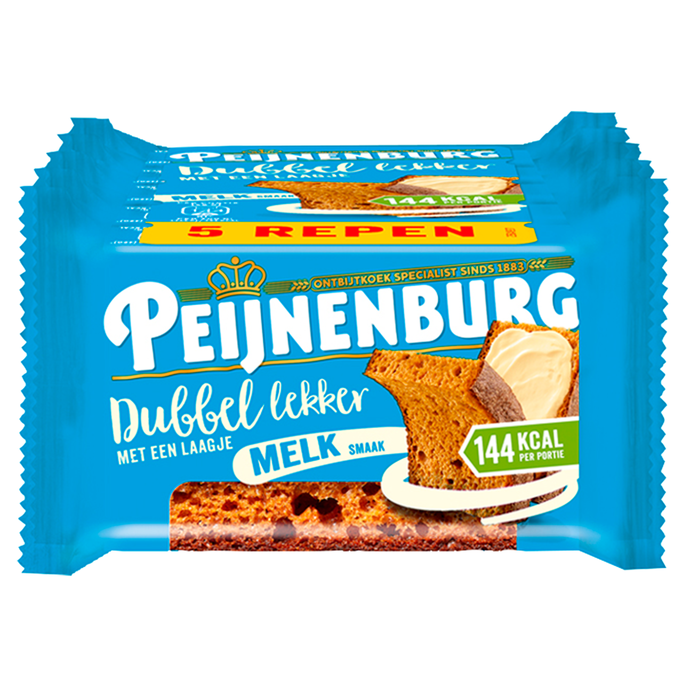 Peijnenburg Dubbel Lekker Melk 5 x 49 g