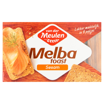 Van der Meulen Melba Toast Sesam 120 g