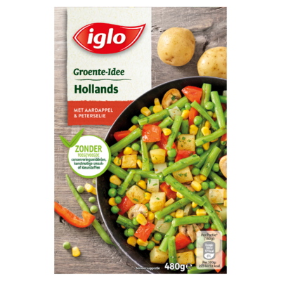 Iglo Groente-Idee Hollands met Aardappel & Peterselie 480 g