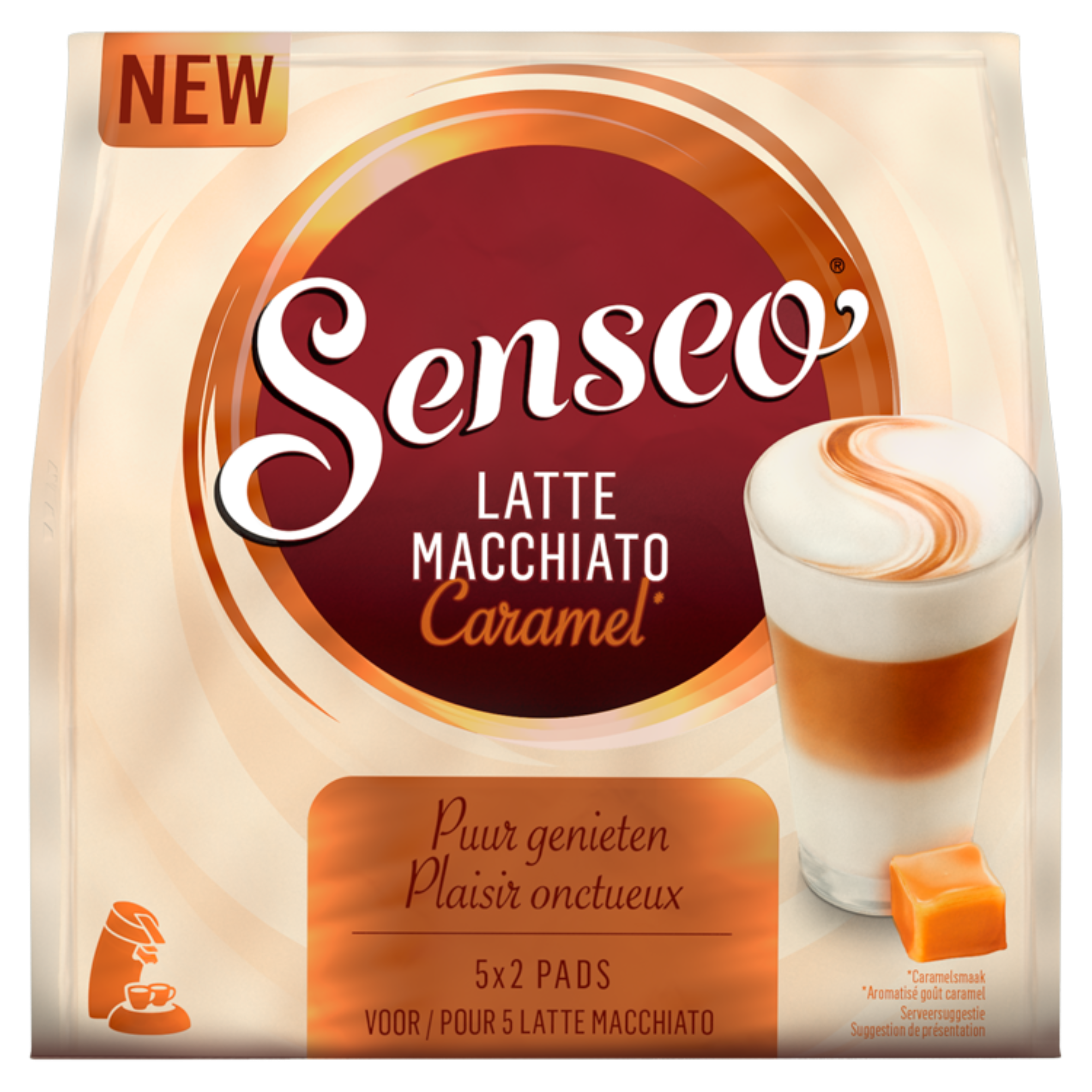 SENSEO Latte Macchiato Caramel Koffiepads 5 x 2 Stuks