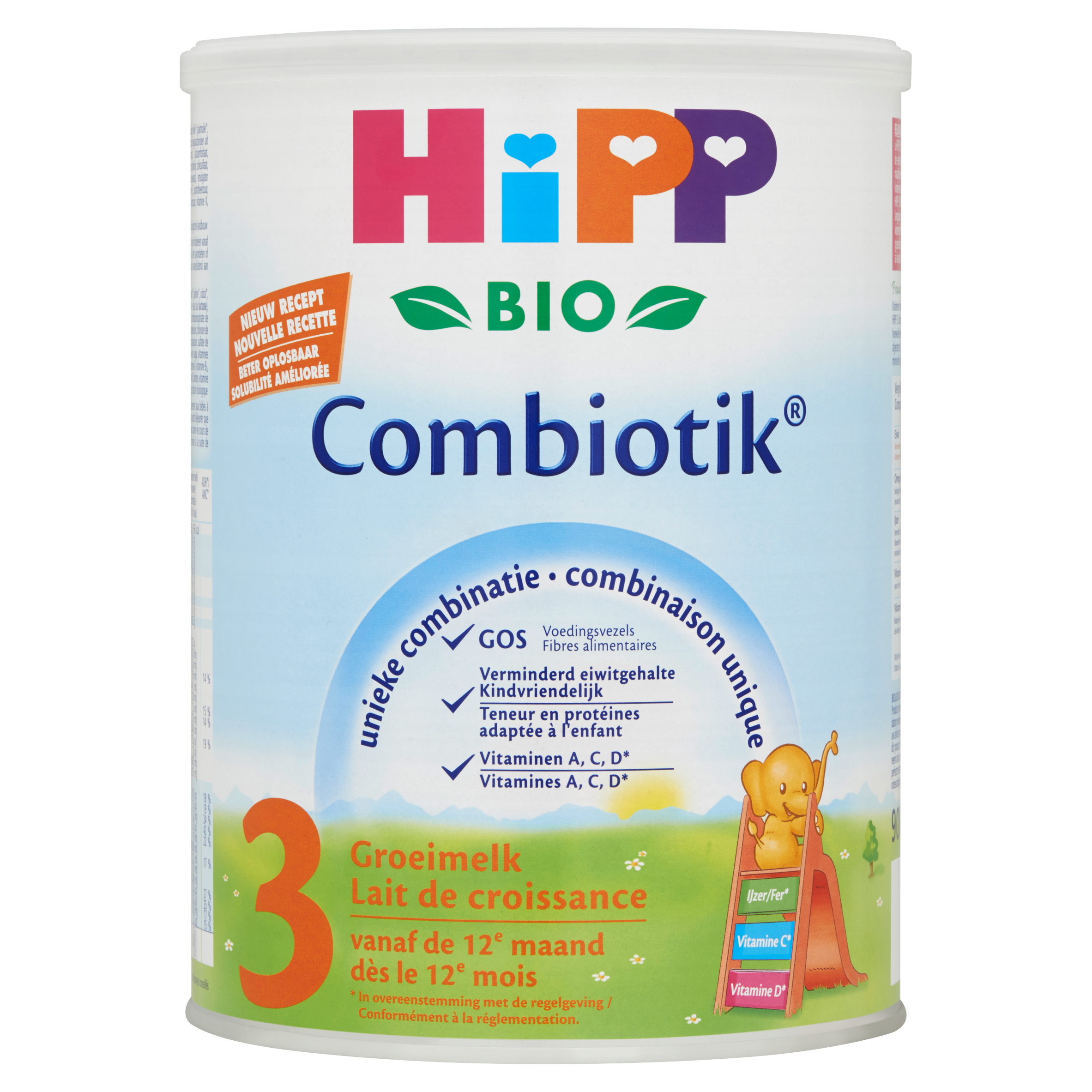 HiPP Biologisch Combiotik 3 Groeimelk vanaf de 12e Maand 900 g