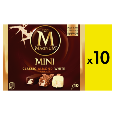 Magnum Mini Classic Almond White 10 Stuks