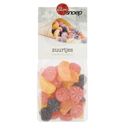 Elvee Snoep Zuurtjes met Fruitsmaken 200 g