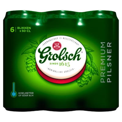 Grolsch Premium Pilsner Blikken 6 x 50 cl