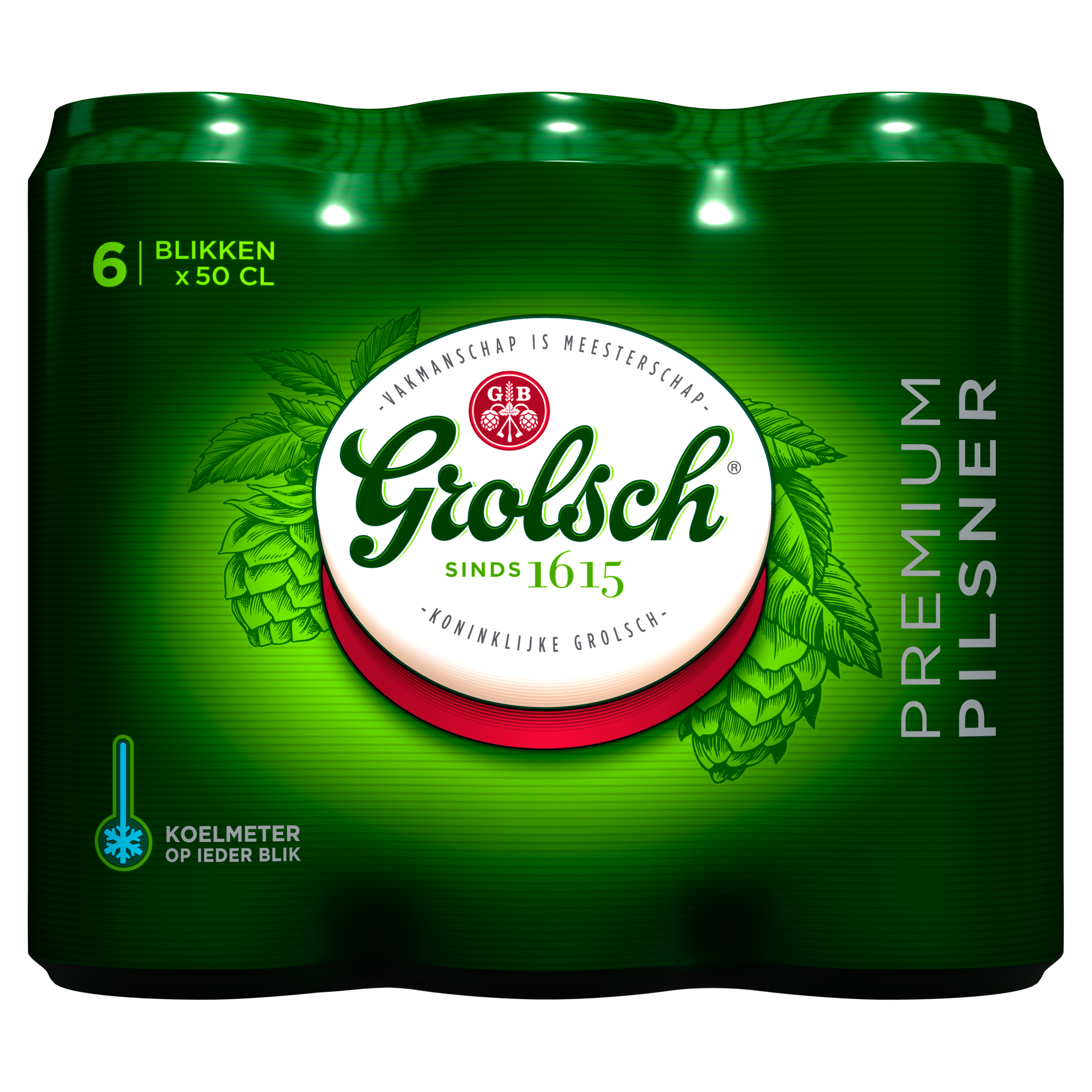 Grolsch Premium Pilsner Blikken 6 x 50 cl