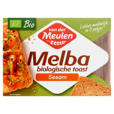 Van der Meulen Melba toast biologisch