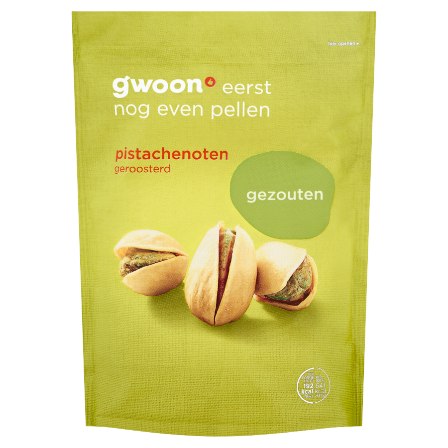 Huismerk Pistachenoten geroosterd gezouten