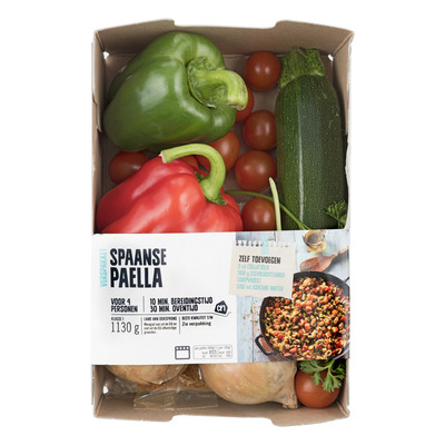 Huismerk Spaanse paella verspakket