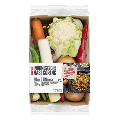 Huismerk Indonesische nasi goreng verspakket