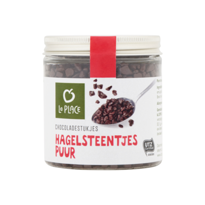 La Place Chocoladestukjes Hagelsteentjes Puur