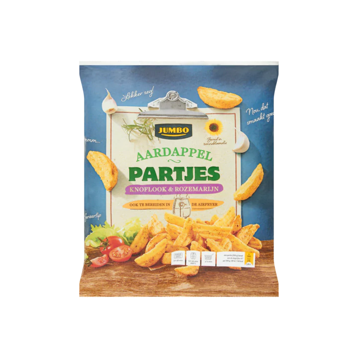 Huismerk Aardappel Partjes Knoflook & Rozemarijn