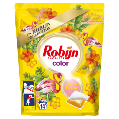 Robijn Wascapsules Color Carribean 14 Wasbeurten