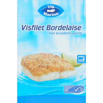 Vis Marine Visfilet Bordelaise kruidentopping