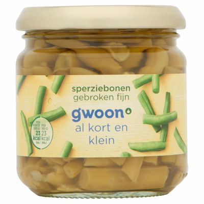 G'woon Sperziebonen Gebroken