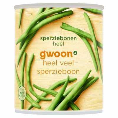 G'woon Sperziebonen Heel