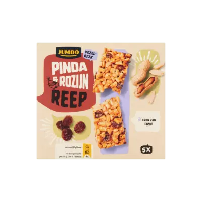 Huismerk Pinda & Rozijn Reep