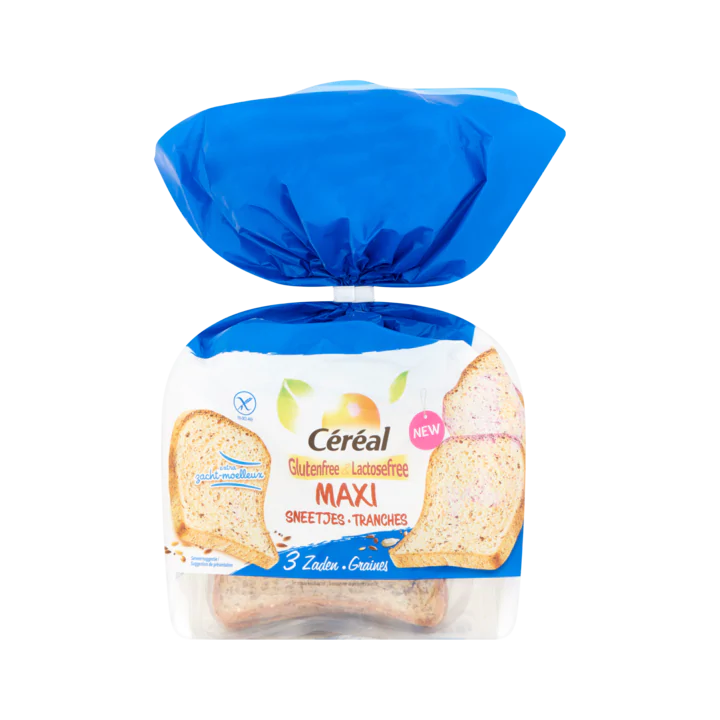 Céréal Glutenfree & Lactosefree Maxi Sneetjes 3 Zaden