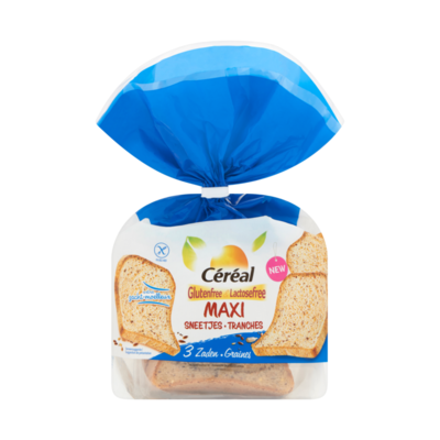 Céréal Glutenfree & Lactosefree Maxi Sneetjes 3 Zaden