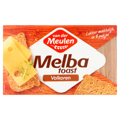 Van der Meulen Melba Toast Volkoren 120 g