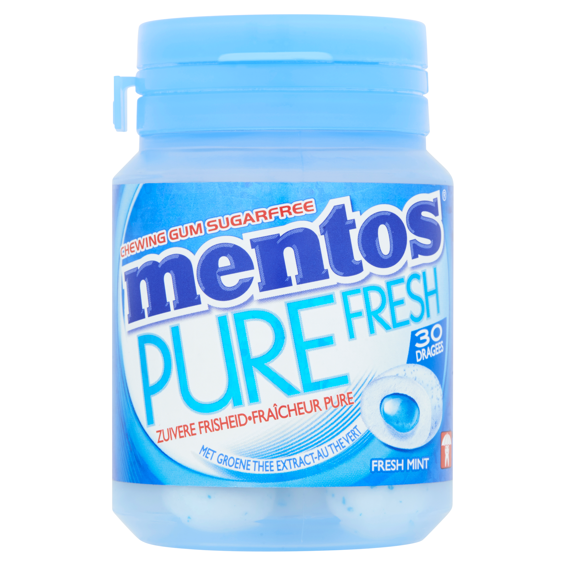 Mentos Gum Pure Fresh Fresh Mint Sugarfree 30 Stuks 60 g