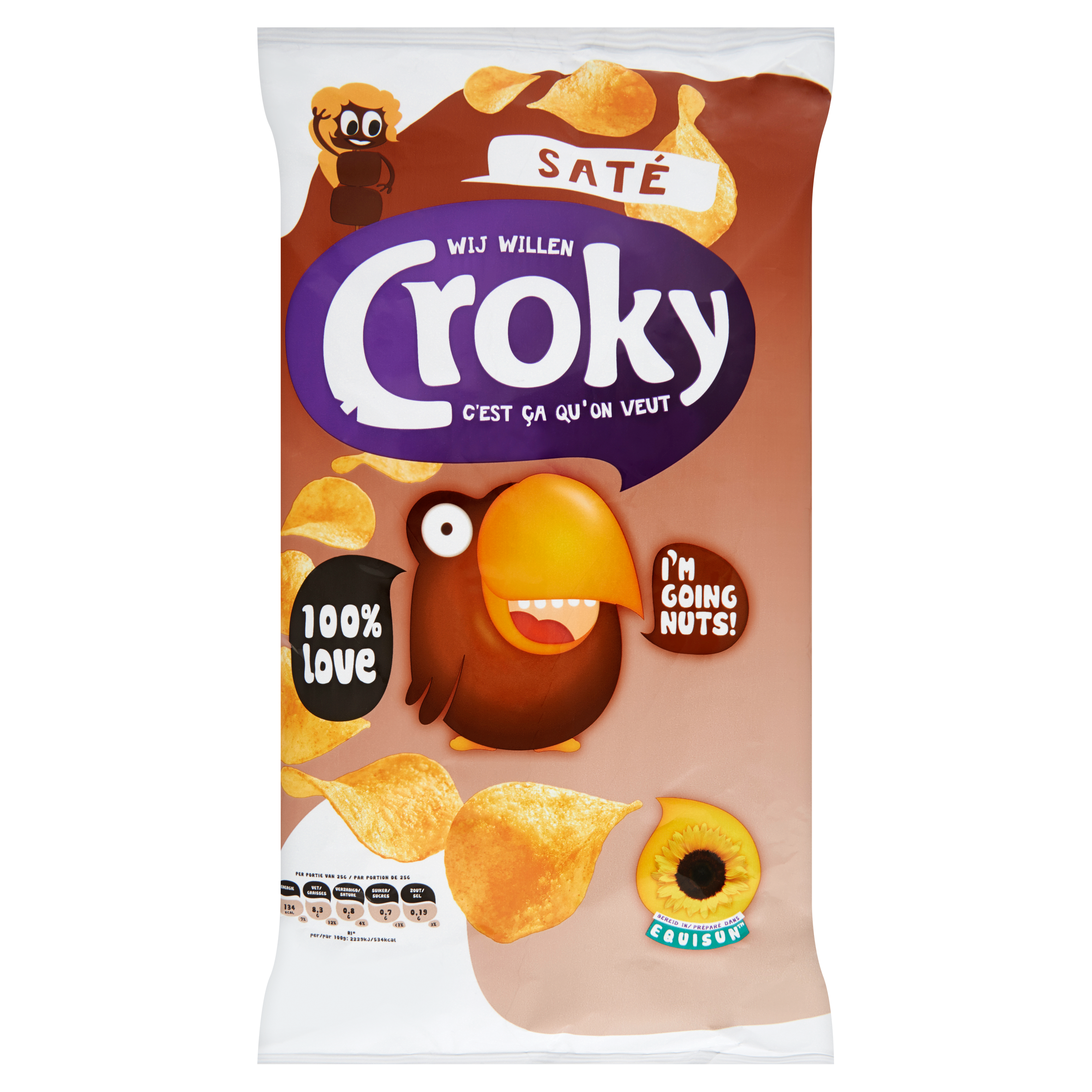 Croky Chips Saté 215 g