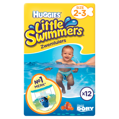 Huggies® Little Swimmers Wegwerpzwembroekjes Maat 2-3 12 Stuks