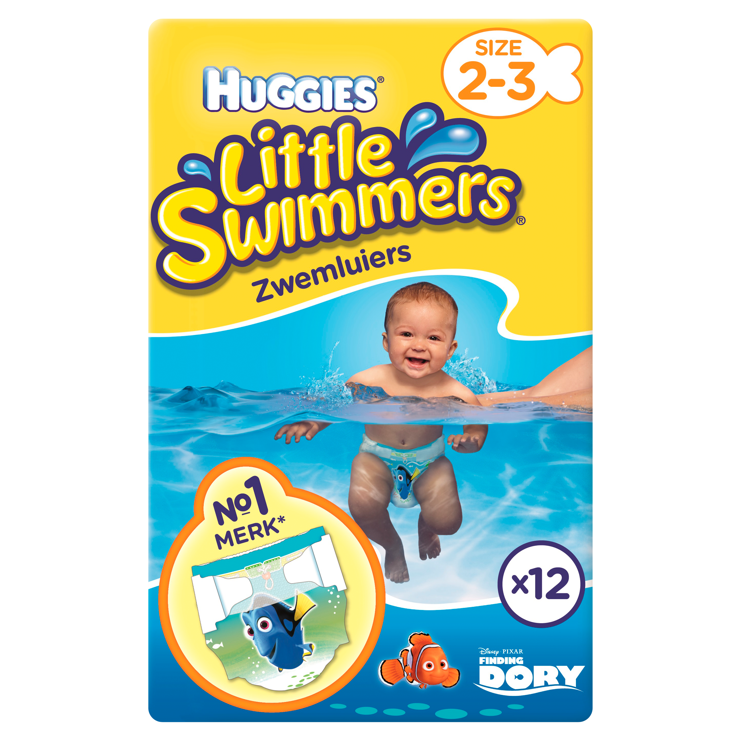 Huggies Little Swimmers Zwemluiers Maat 2-3 12 Stuks