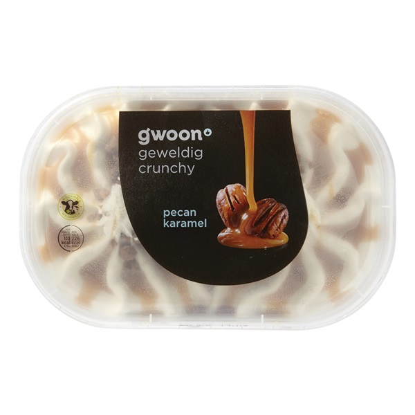 Huismerk roomijs pecan karamel
