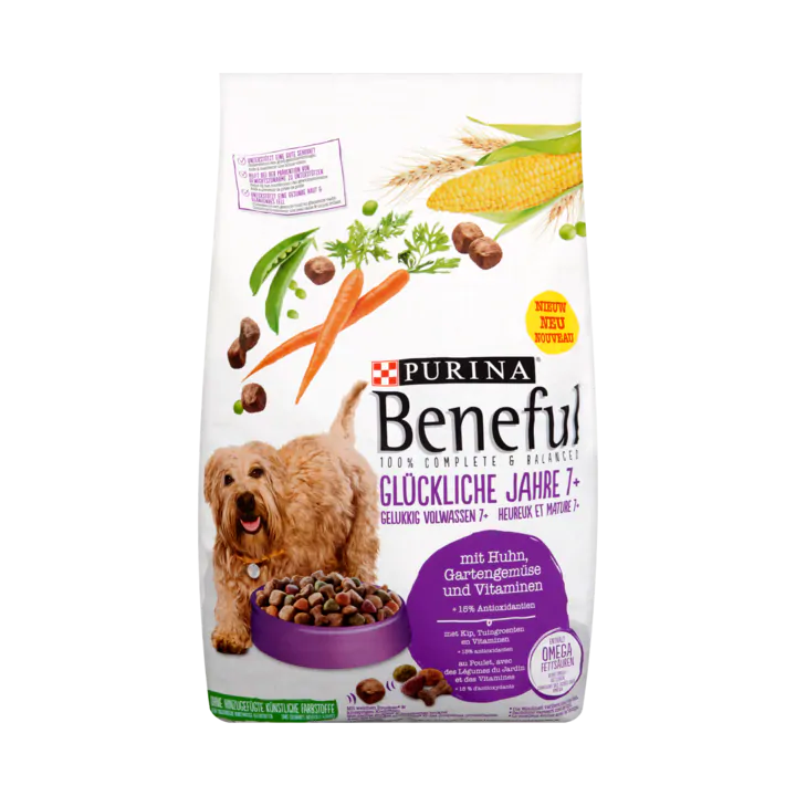 Beneful Gelukkig Volwassen 7+ met Kip, Tuingroenten en Vitaminen