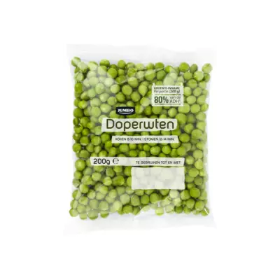 Huismerk Doperwten