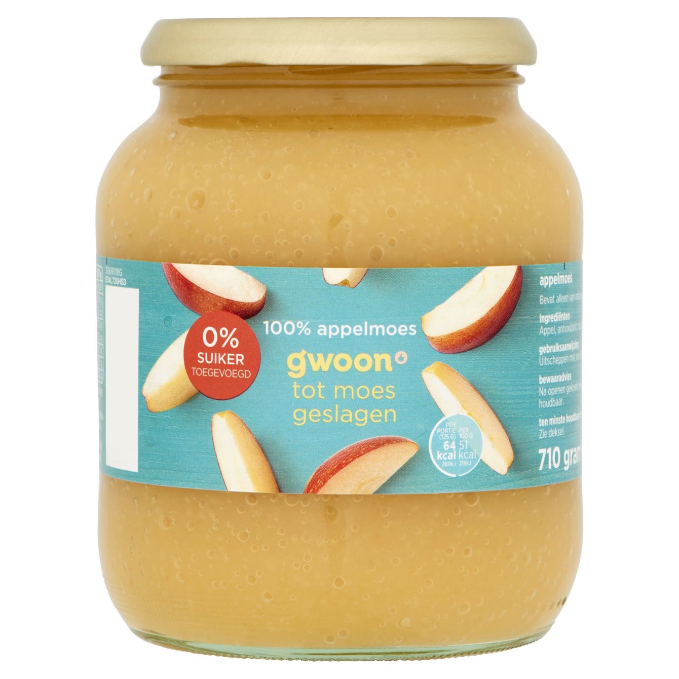 G'woon Appelmoes Extra 0% Toegevoegd Suiker