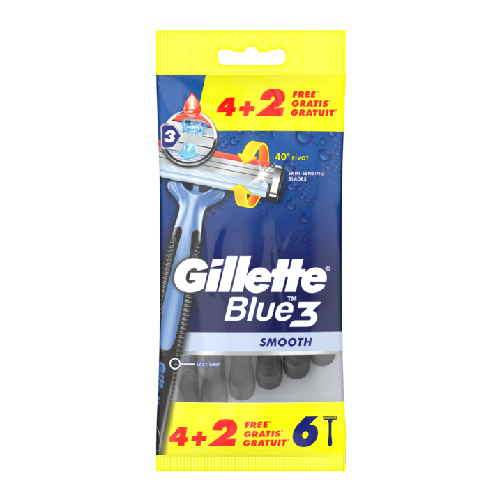 Gillette Blue3 Wegwerpmesjes Voor Mannen 4+