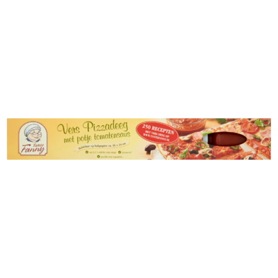 Tante Fanny Vers Pizzadeeg met Potje Tomatensaus 600 g