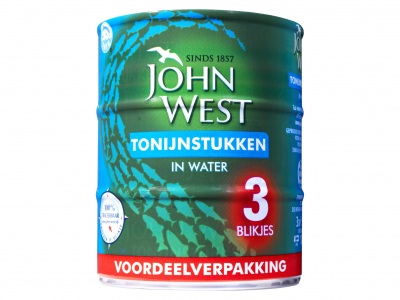 John West Tonijnstuk in water