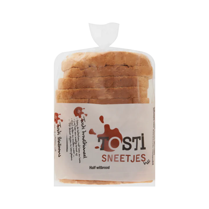 Huismerk Tostibrood Wit Half