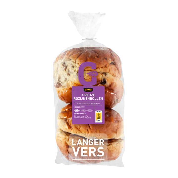 Huismerk Reuze Rozijnenbollen