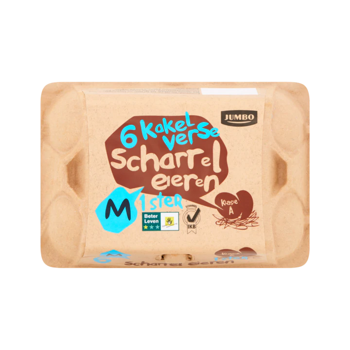 Huismerk 6 Kakelverse Scharreleieren M