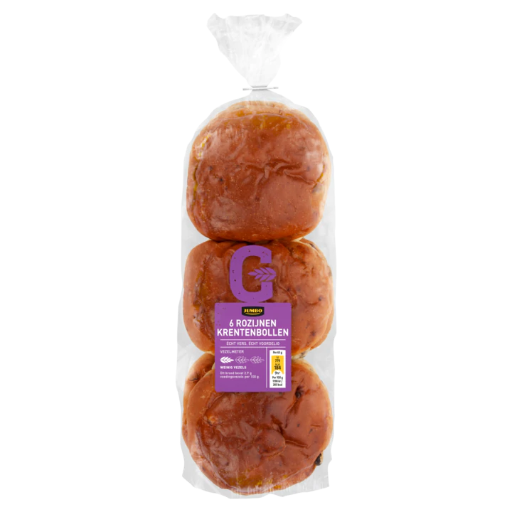 Huismerk Rozijnen Krentenbollen