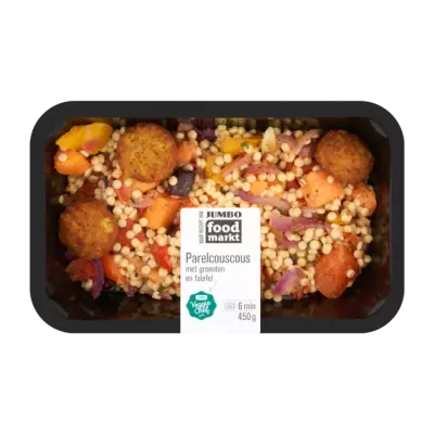 Huismerk Foodmarkt Parelcouscous met Groenten en Falafel