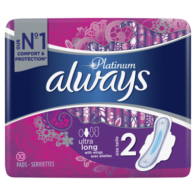 Always Platinum ultra long maandverband