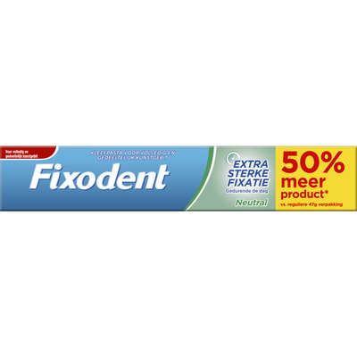 Fixodent Kleefpasta sterke fixatie neutral