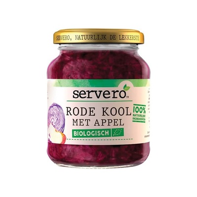 Servero rode kool met appel biologisch
