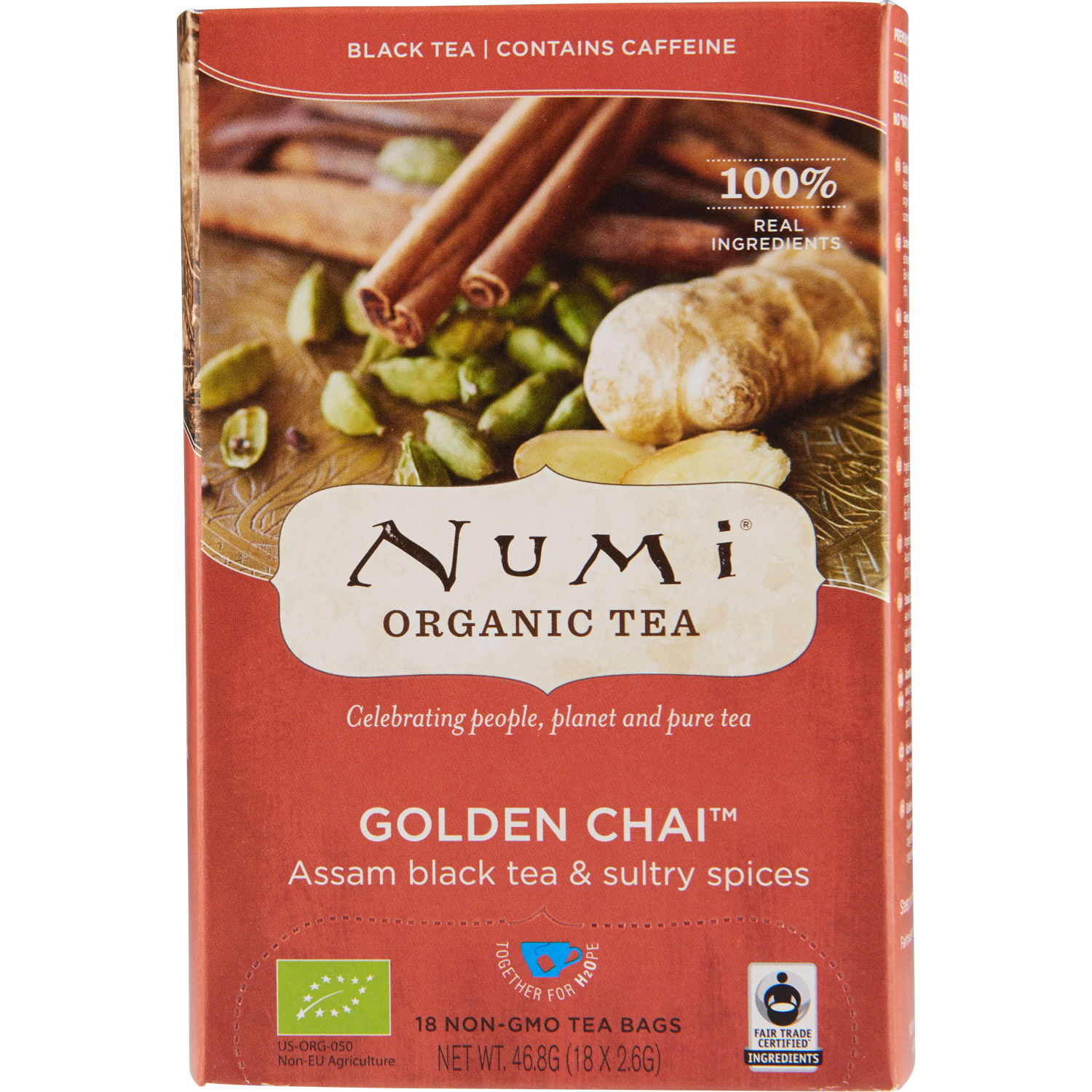 Numi Organic thee golden chai kop