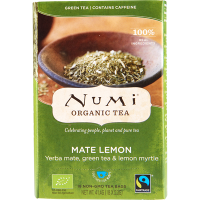 Numi Organic thee mate lemon kop