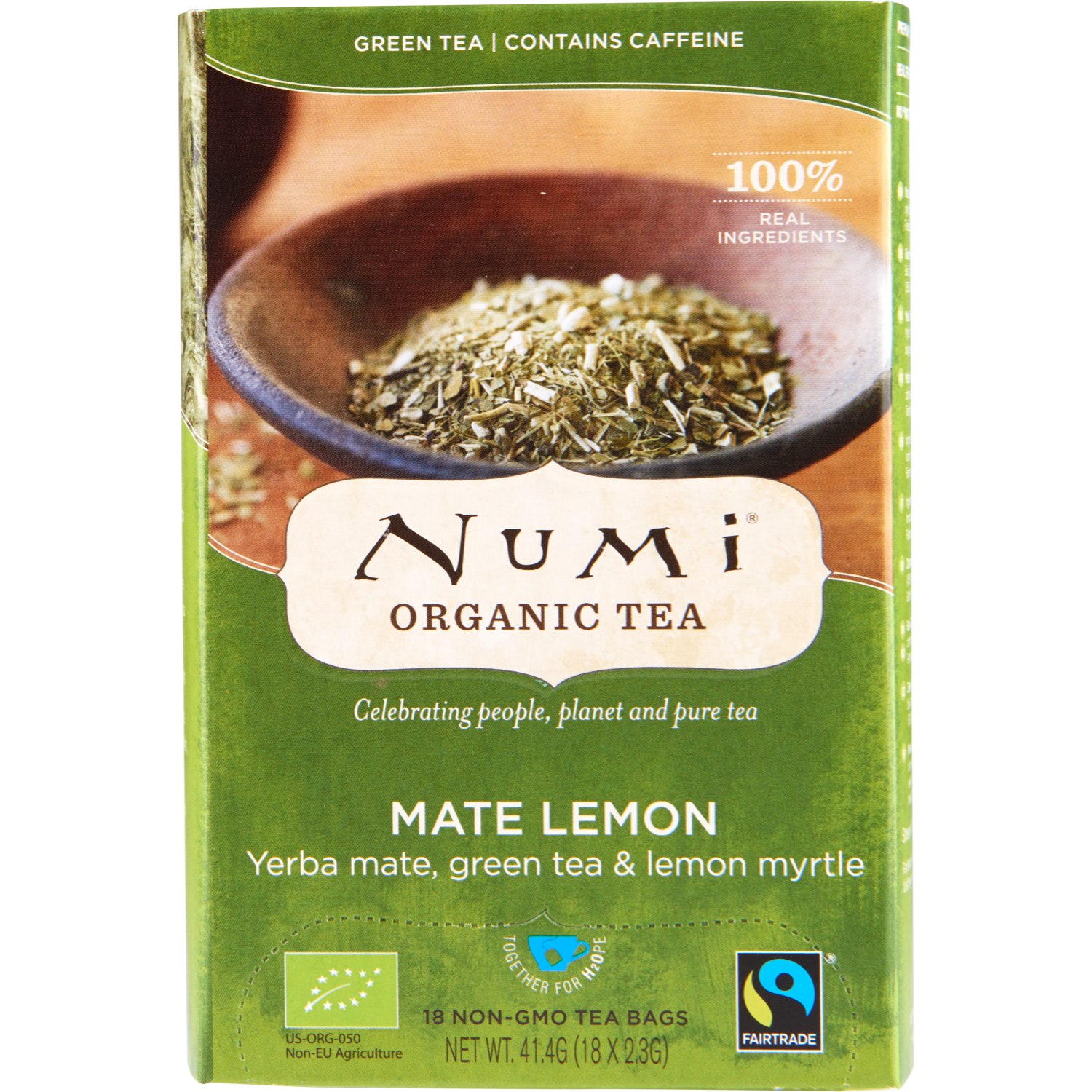 Numi Organic thee mate lemon kop