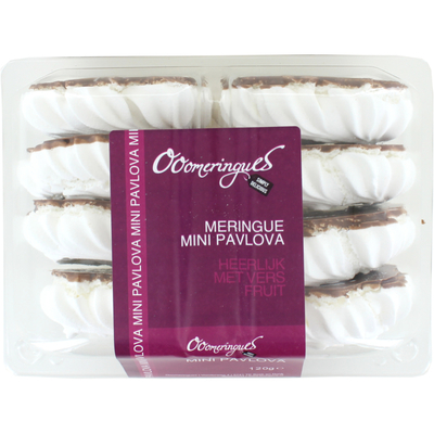 Ooomeringues Mini pavlova met voetje