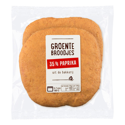 Huismerk Groentebroodjes paprika