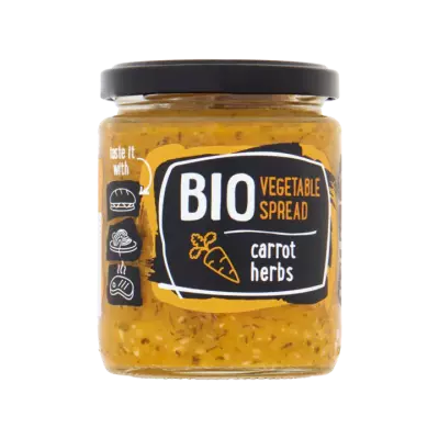 Bio Vegetable Groentespread Wortel, Kruiden