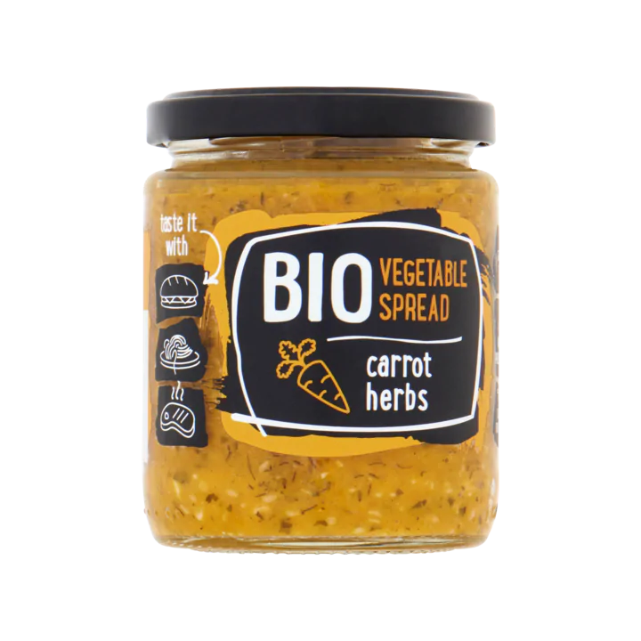 Bio Vegetable Groentespread Wortel, Kruiden