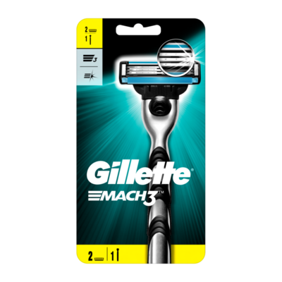 Gillette Mach3+ Scheersysteem + 1 Mesje Voor Mannen